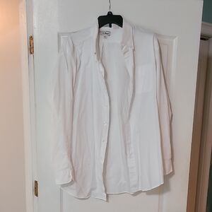 LL Bean Men's White Button Down Shirt
